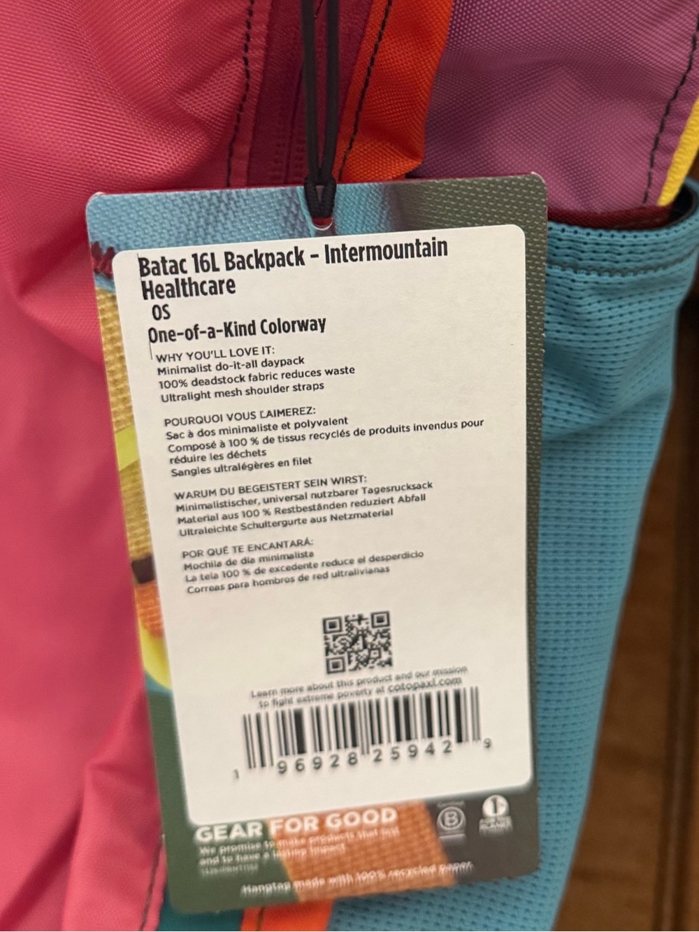 Cotopaxi Multicolor Daypack Batac 16L Backpack - Picture 2 of 6